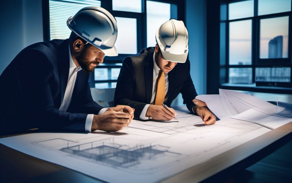 دراسة مخططات ومستندات مشروع إنشائي